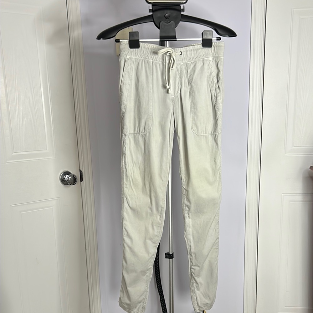James Perse White Sweatpants Classic Joggers